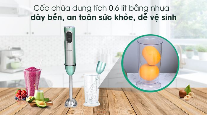 Máy xay sinh tố cầm tay Hommy HB818BC - Cốc