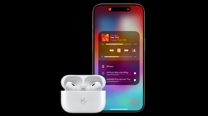 Tai nghe Bluetooth AirPods Pro Gen 2 MagSafe Charge (USB-C) Apple MTJV3 - Thiết kế sang trọng