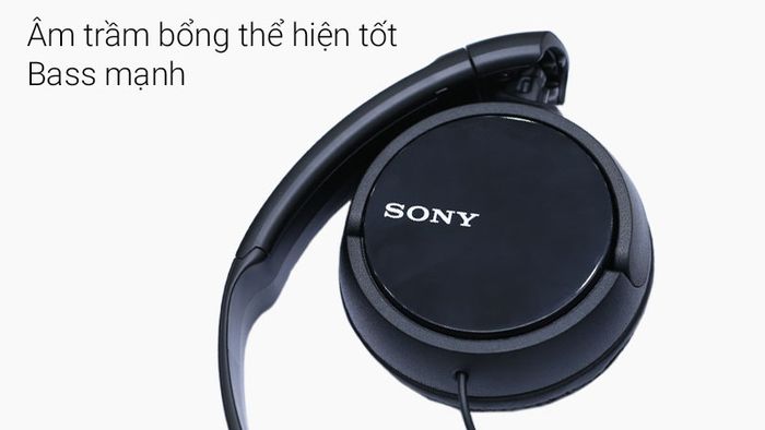 Tai nghe chụp tai Sony MDR - ZX110AP cho chất lượng âm thanh tốt