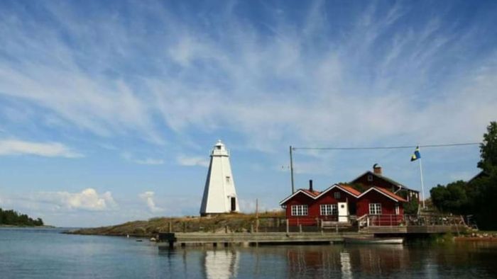 The Stavik Lighthouse, Sweden.
