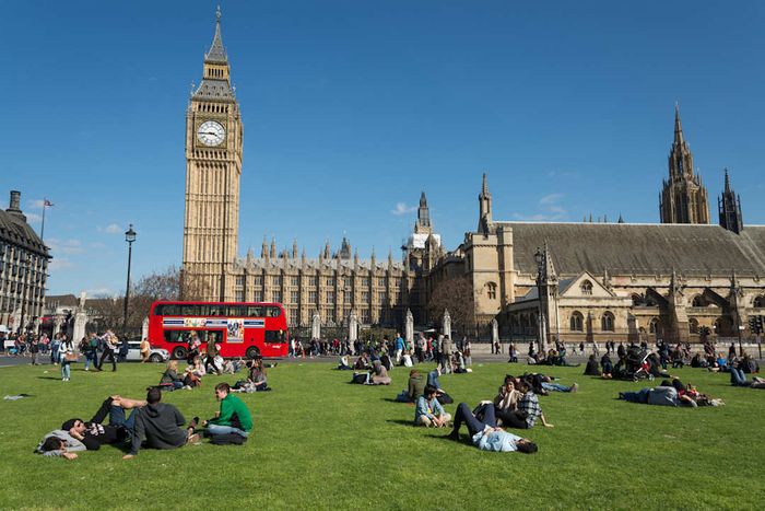 Parliament Square featuring Big Ben and Westminster in the background.