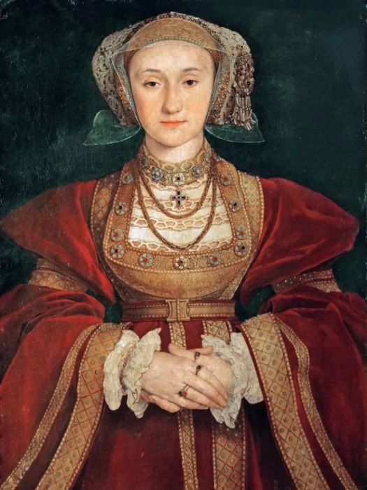 A portrait of Anne of Cleves by Hans Holbein the Younger, circa 1539
