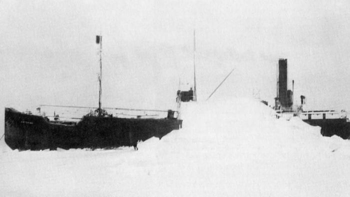 The SS Baychimo somewhere in Canada