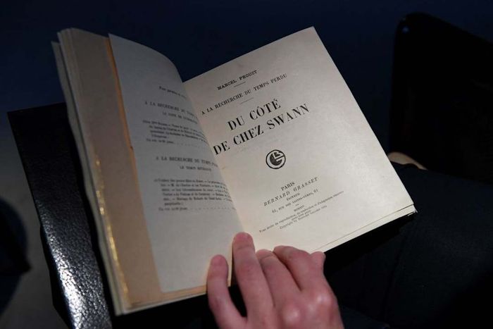 An early edition of Marcel Proust's 'Swann's Way'.