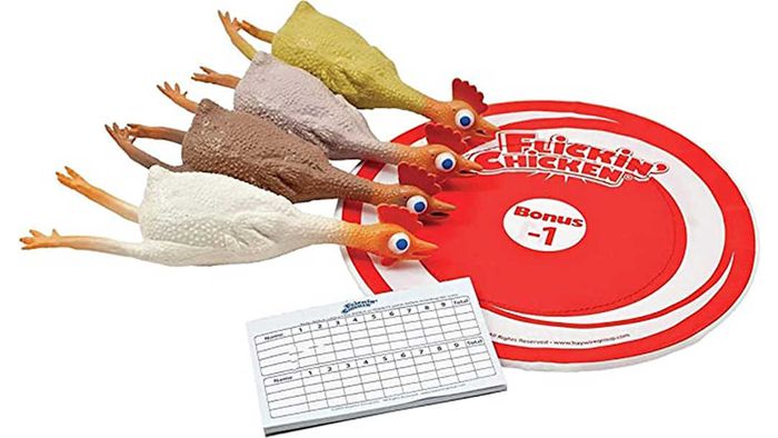 Flickin' Chicken yard game