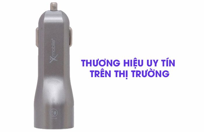 Sạc xe hơi Xmobile Dual USB TS-C063S Xám