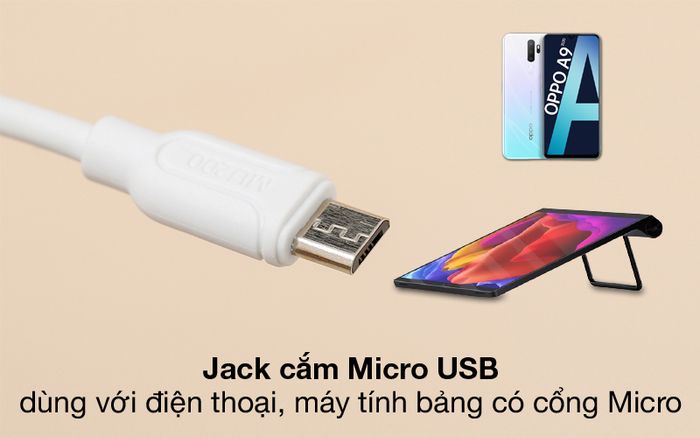 Jack micro - Cáp Micro AVA+ MU200