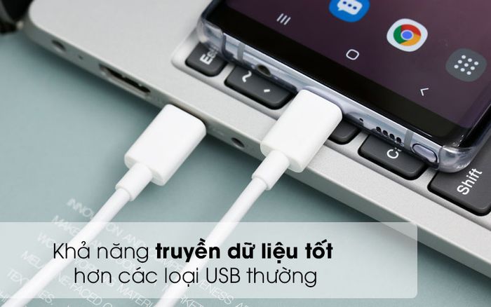 Cáp với khả năng truyền dữ liệu tốt - Cáp Type C-Type C 2m Mbest SMXU75 Trắng