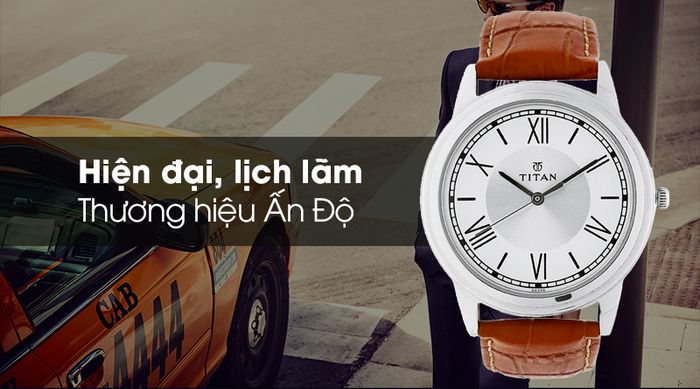Đồng hồ nam Titan 1735SL01 với thiết kế mạnh mẽ và nam tính