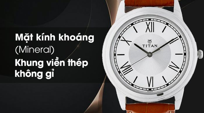 Đồng hồ nam Titan 1735SL01 có khả năng chịu va đập tốt