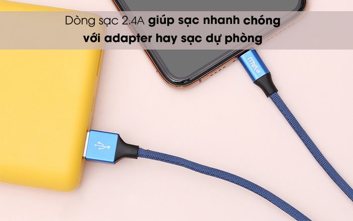 Sạc nhanh - Cáp Lightning 2m eValu LTL-04X