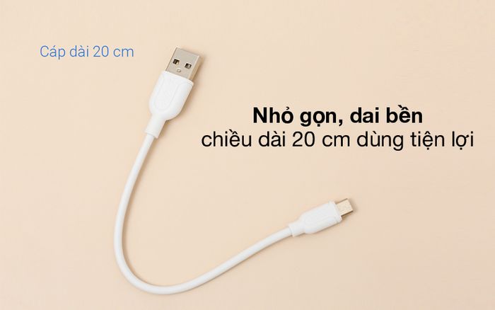 Nhỏ gọn - Cáp Micro AVA+ MU200