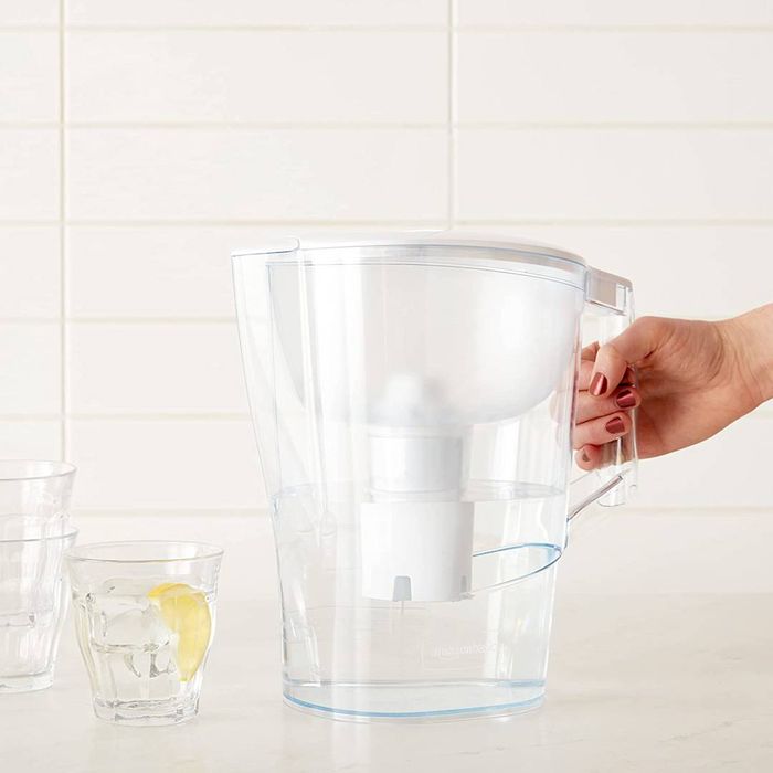 Best Amazon Basics kitchen products under $50: Amazon Basics 10-Cup Water Pitcher with Water Filter is pictured.