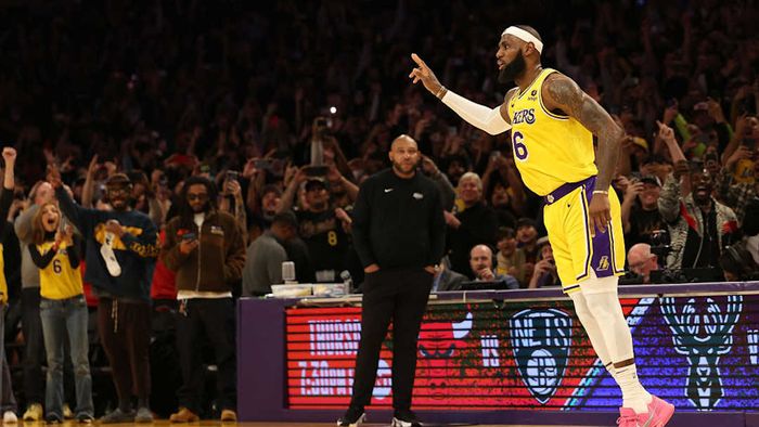 LeBron James is pictured