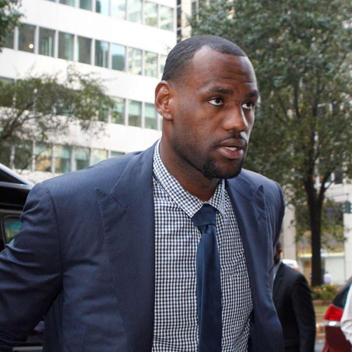 LeBron James is pictured