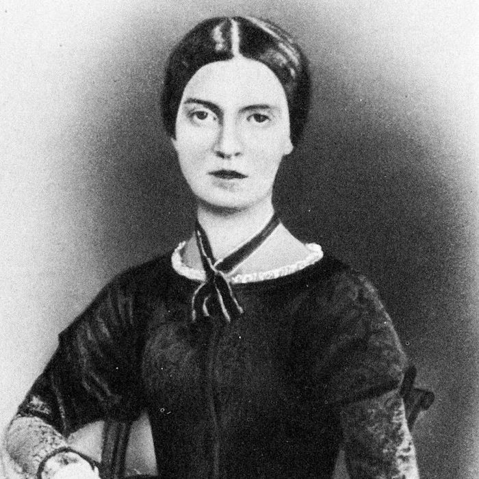 A photograph of Emily Dickinson.