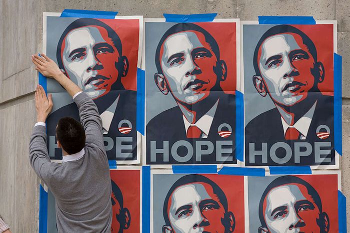 USA - 2008 Elections - Texas Democratic Debate - Obama Supporter