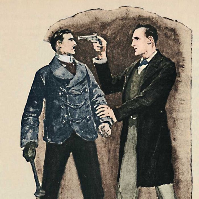 Sherlock Holmes is pictured