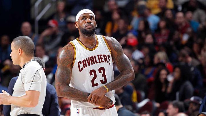 LeBron James is pictured
