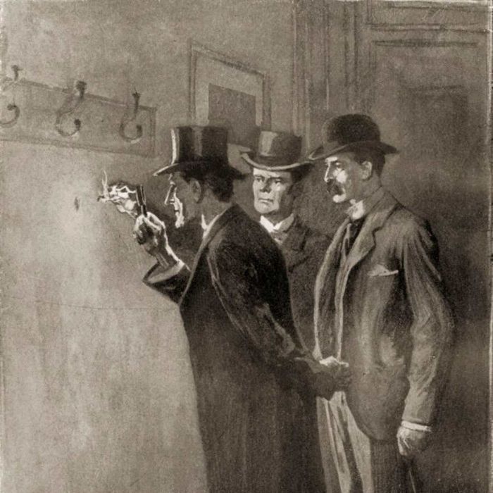 Sherlock Holmes is pictured