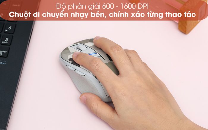 Sử dụng chuột nhanh nhạy - Chuột Bluetooth Silent Rapoo M500