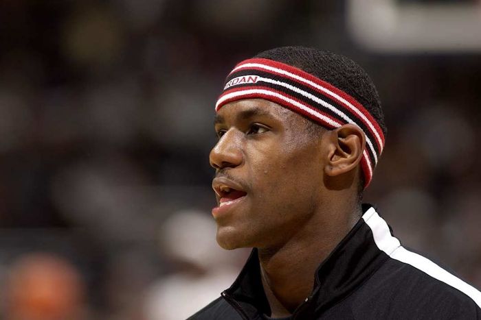LeBron James in action.