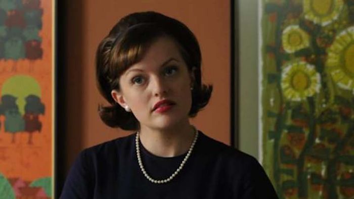 Elisabeth Moss portraying Peggy in the acclaimed series 