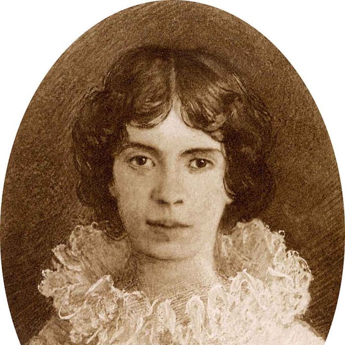 A photograph of Emily Dickinson.
