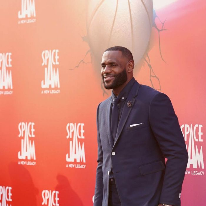 LeBron James is pictured