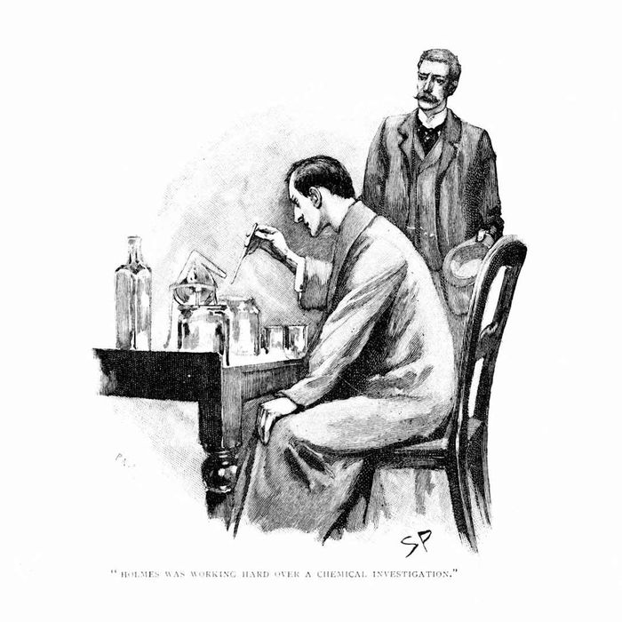 Sherlock Holmes is pictured