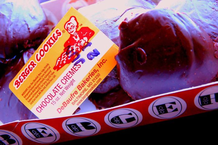 A box of Berger cookies.