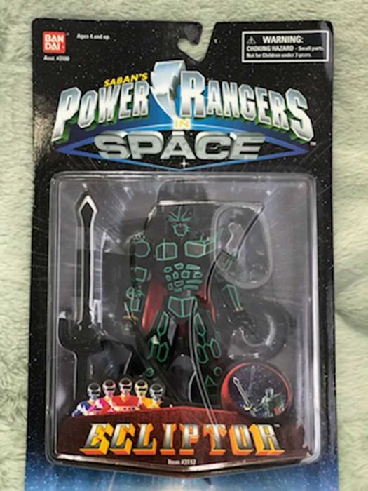 The 1998 Power Rangers in Space: Ecliptor figure is displayed here.