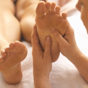 A close examination of feet.