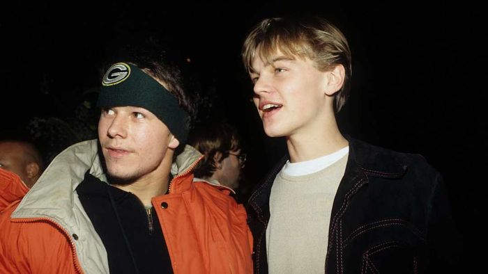 A photo featuring Leonardo DiCaprio and Marky Mark.