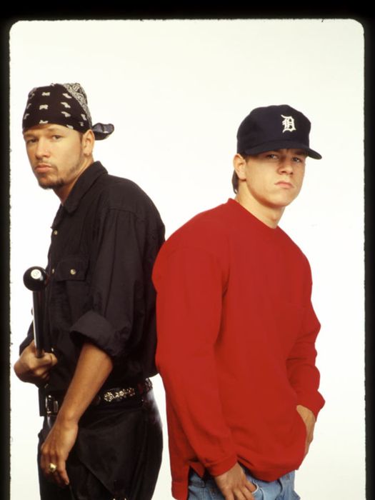 A photo featuring Donnie Wahlberg and Mark Wahlberg.