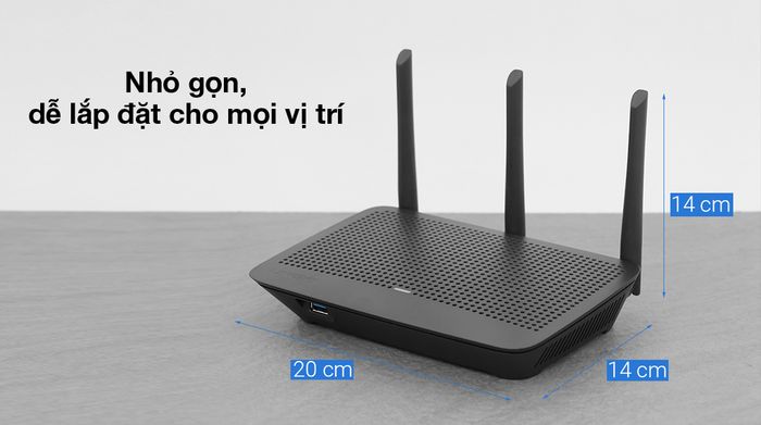 Gọn đẹp, dễ lắp đặt - Linksys Max Stream EA7500SAH