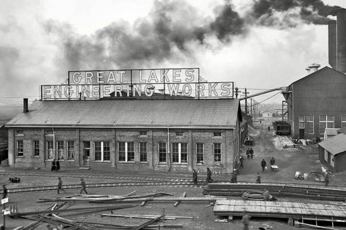 The Great Lakes Engineering Works, circa 1906