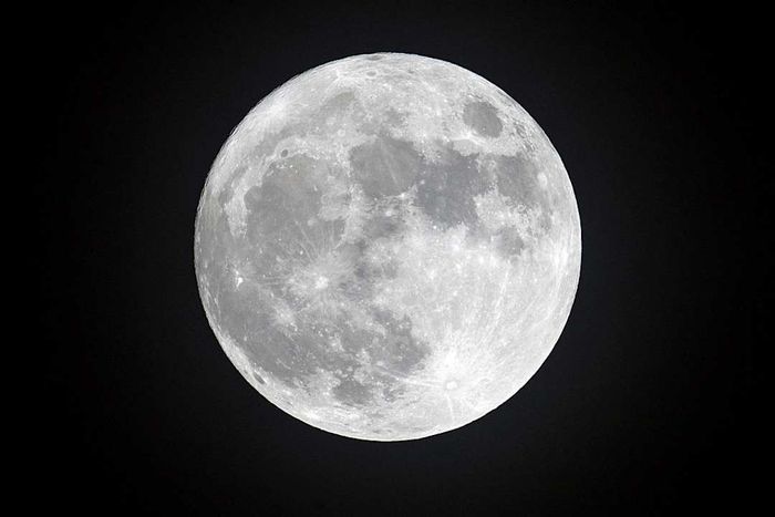 The Cold Moon Rises Over Cornwall