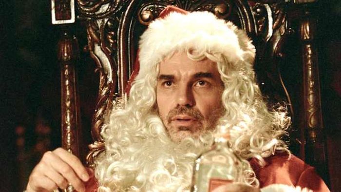 Billy Bob Thornton delivers a foul-mouthed performance in the 2003 holiday classic 'Bad Santa'.