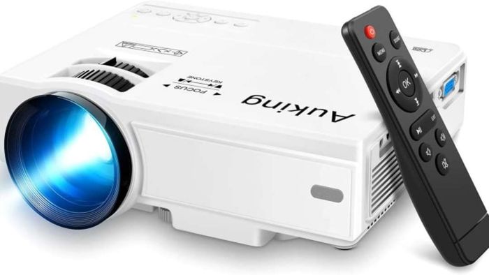 Best Winter Staycation Picks: AuKing Portable Projector