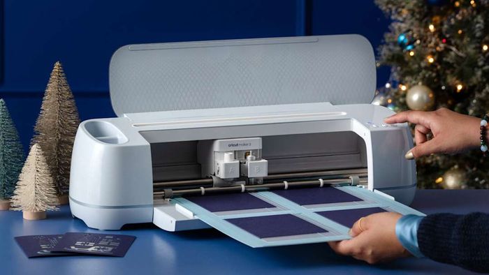 Cricut Maker 3 displayed on a table.
