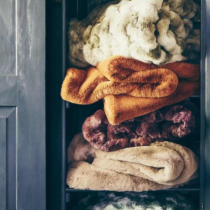 Top Winter Staycation Essentials: Sophie Faux Fur Throw Blanket