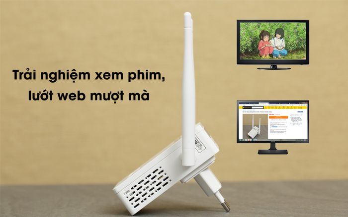 Bộ Mở Rộng Sóng Wifi AC220V Totolink EX200 trắng cho bạn trải nghiệm mượt mà