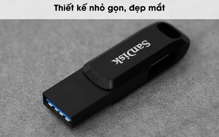 Thiết kế ưa nhìn - USB OTG 3.1 64GB Sandisk SDDDC3 đen