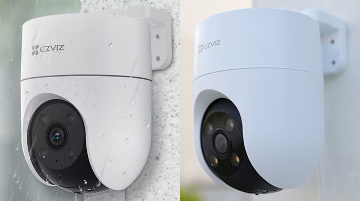 Camera IP Ngoài Trời 360 độ 4MP EZVIZ H8C - Thiết kế nhỏ gọn, bền bỉ