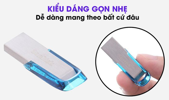 USB 3.0 32GB Sandisk CZ73 - Kiểu dáng gọn gàng, sang trọng