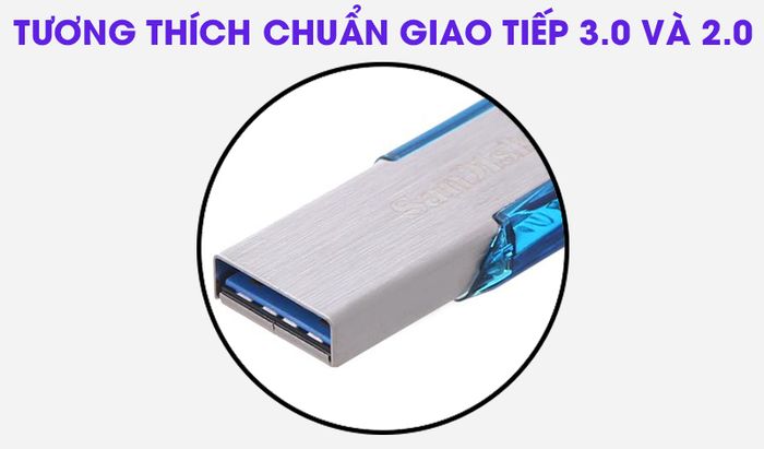 USB 3.0 32GB Sandisk CZ73 - Sử dụng chuẩn giao tiếp USB 3.0 tiên tiến