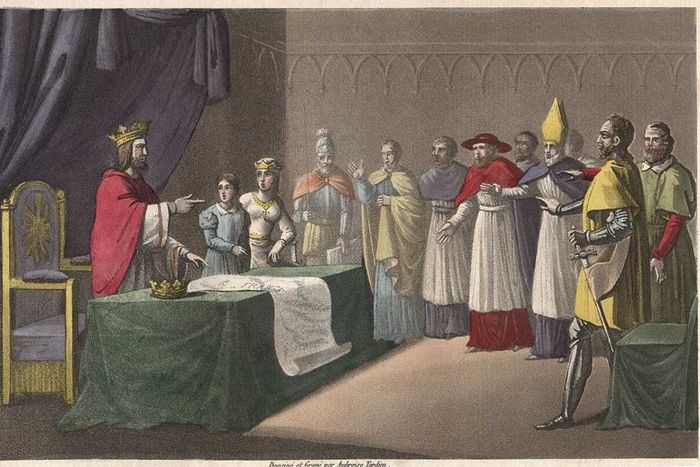Louis the Pious Allocates His Kingdom Among His Children