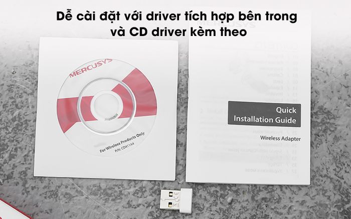 USB Wifi 150 Mbps Mercusys MW150US Trắng - Tiết kiệm thời gian nhờ hỗ trợ cài đặt đơn giản