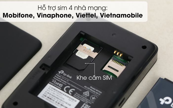 Tự nhận dạng, cấu hình thẻ SIM của 4 nhà mạng quen thuộc - Bộ Phát Wifi Di Động 4G LTE TP-Link M7350 Đen